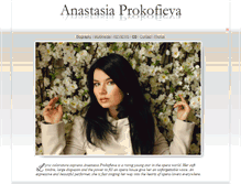 Tablet Screenshot of anastasiaprokofieva.com